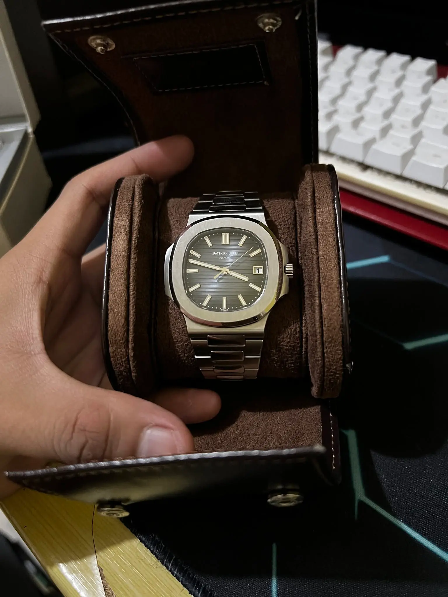 Datejust reçue — détail lunette